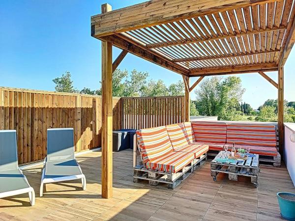 V0767 - Vias Plage - Villa T4 jardin climatisation solarium ménage draps, Κράτηση  Vias Canal du Midi